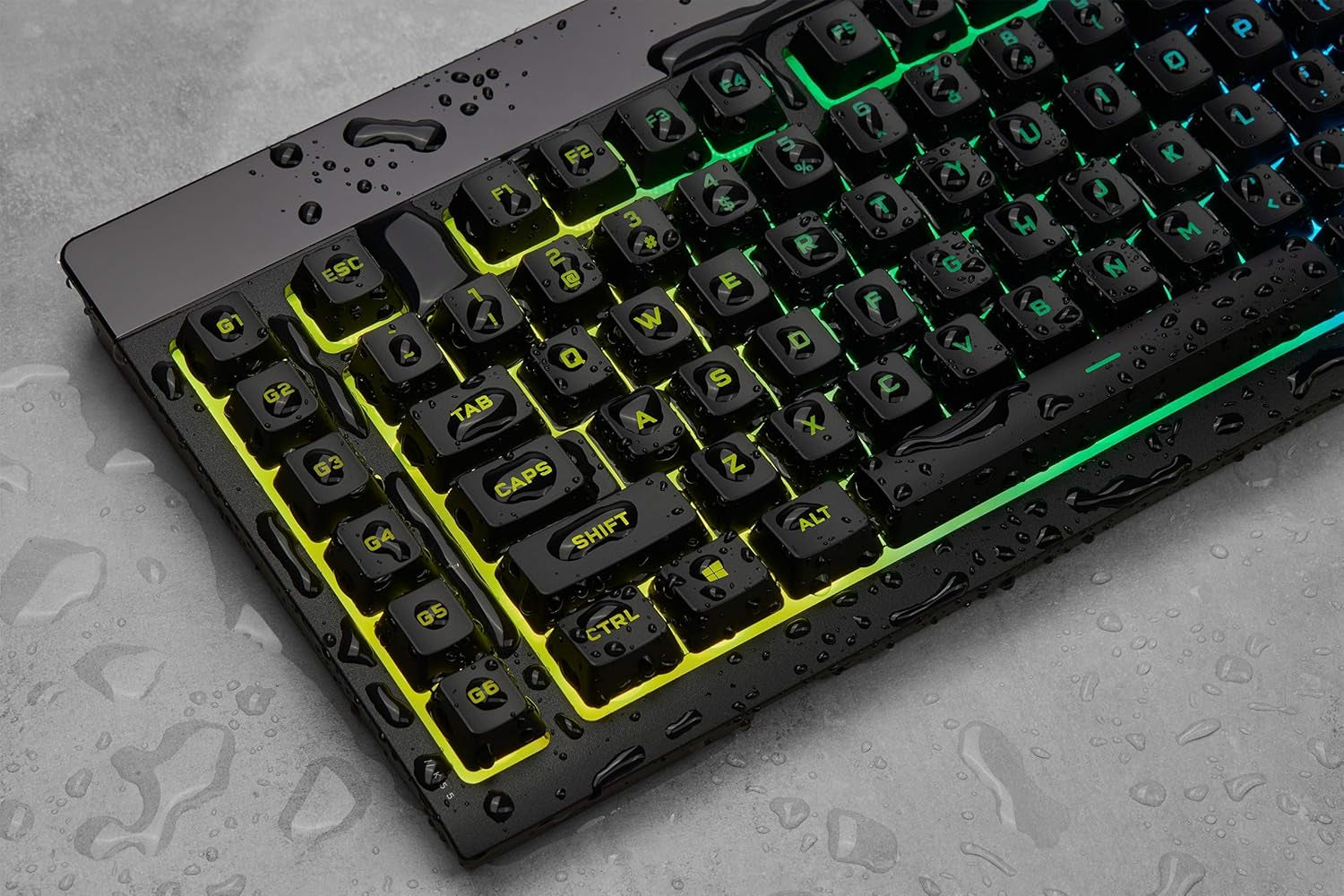 CORSAIR K55 RGB Pro-Dynamic RGB Backlighting - Six Macro Keys with Elgato Stream Deck Software Integration-Ip42 Dust and Spill Resistant-Detachable Palm Rest-Dedicated Media and Volume Keys, Black