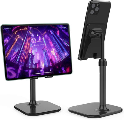 Doboli Cell Phone Stand, Phone Stand for Desk, Phone Holder Stand Compatible with Iphone and All Mobile Phones Tablet, Gifts for Adults Women Men Mom Wife, Pink
