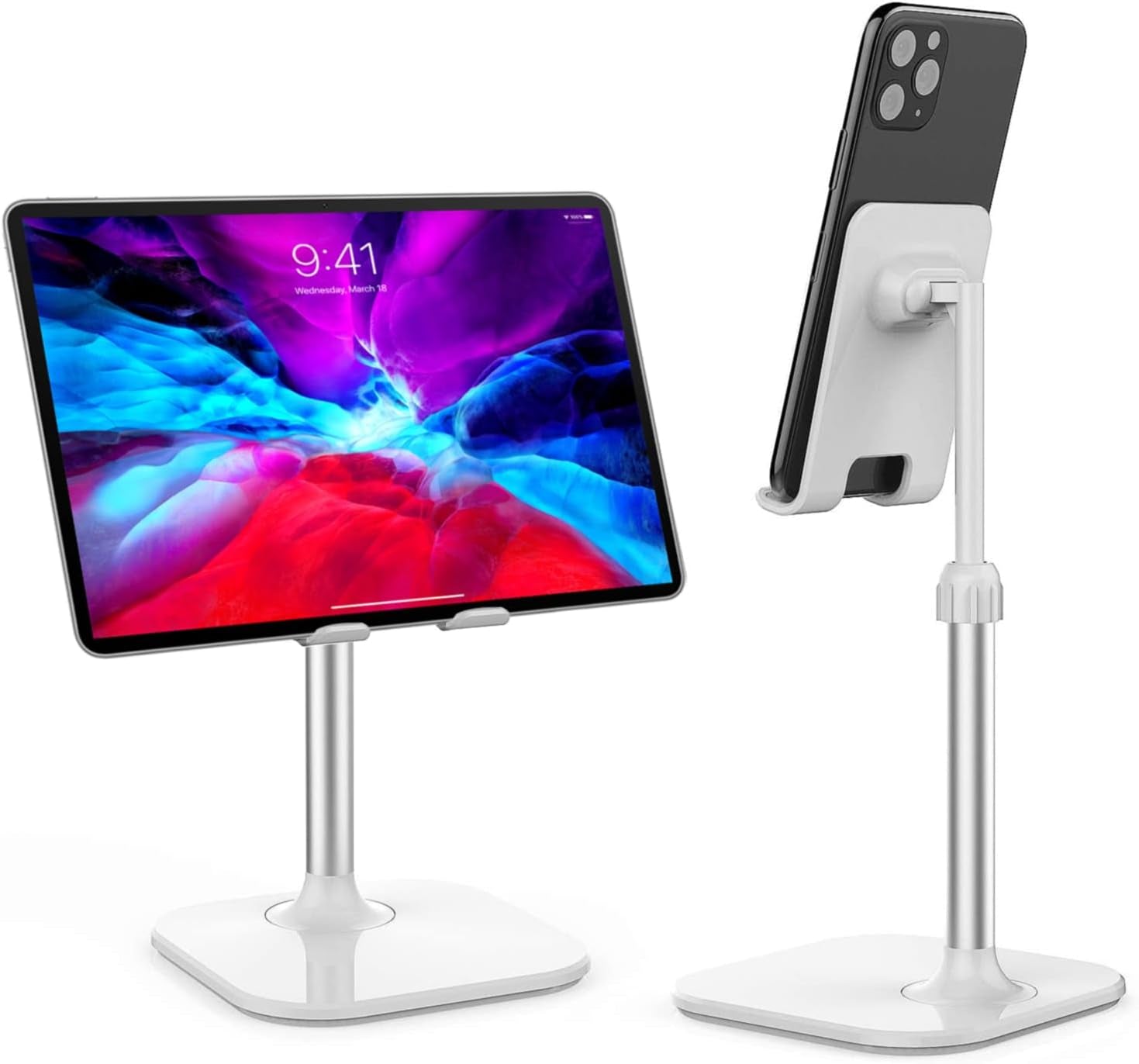 Doboli Cell Phone Stand, Phone Stand for Desk, Phone Holder Stand Compatible with Iphone and All Mobile Phones Tablet, Gifts for Adults Women Men Mom Wife, Pink