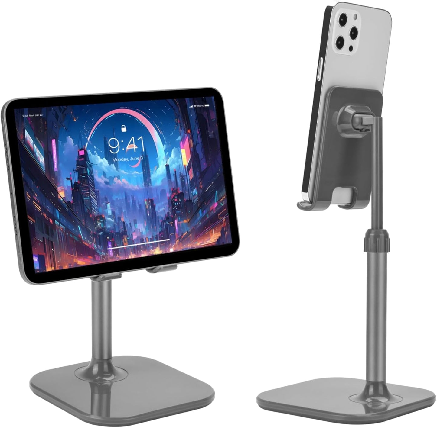 Doboli Cell Phone Stand, Phone Stand for Desk, Phone Holder Stand Compatible with Iphone and All Mobile Phones Tablet, Gifts for Adults Women Men Mom Wife, Pink