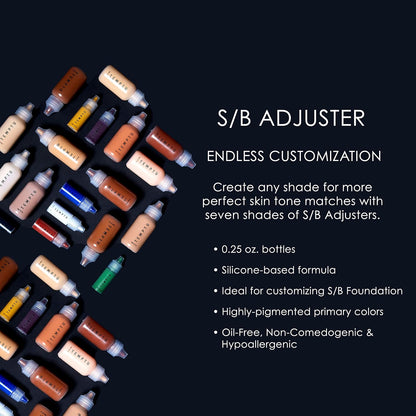 TEMPTU S/B Silicone-Based Shade Adjuster: Long-Lasting, Highly-Pigmented Formula for Customizing S/B Foundation Shades, Available in 7 Primary Colors